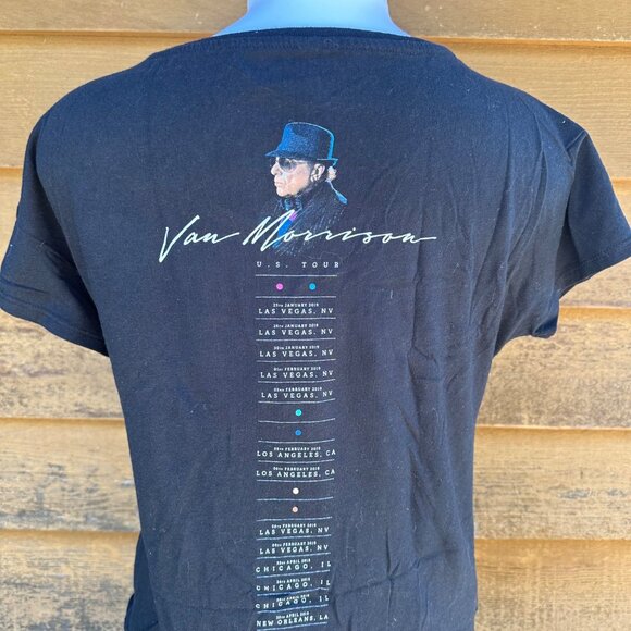 Van Morrison 2019 US Live Tour Concert Women's T-Shirt Size M - Picture 6 of 10